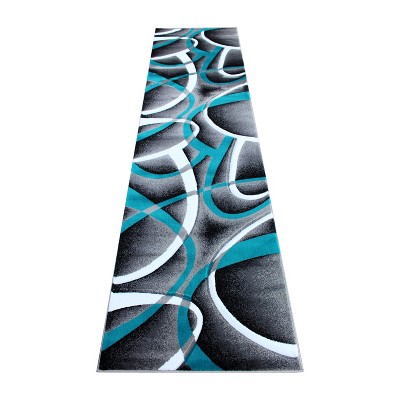 Masada Rugs Sophia Collection Area Rug with Hand Carved Intersecting Arch Design