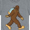 Boys' - Instant Message - Sasquatch Backpack Short Sleeve Graphic T-Shirt - 2 of 4