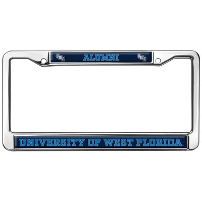 University of West Florida Alumni Logo Full Size Standard License Plate Metal Frame