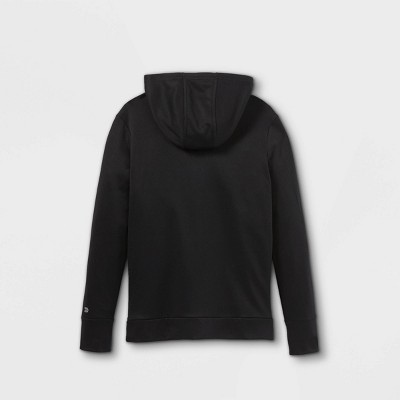 plain black hoodie