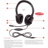 Califone NeoTech Plus 1017MT Premium, Over-Ear Stereo Headset with Gooseneck Microphone, 3.5mm Plug, Black - 2 of 4