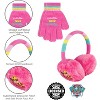 Paw Patrol Girls Winter Plush Earmuffs, Hats, and Gloves Set, Kids Ages 4-7 - 4 of 4