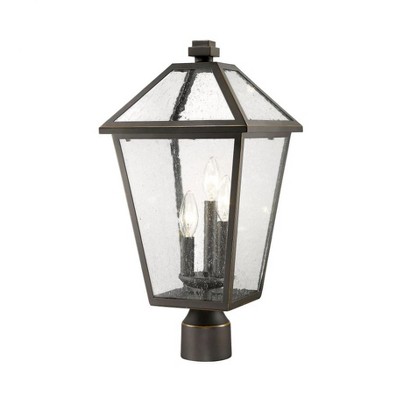 Talbot 3-Light Outdoor Post Mount Fixture - Dimmable, Wet Rated, Classic Village Design