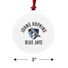 Johns Hopkins University Blue Jays Logo Aluminum Holiday Christmas Tree Ornament - 3 of 4