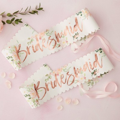 bridesmaid sashes