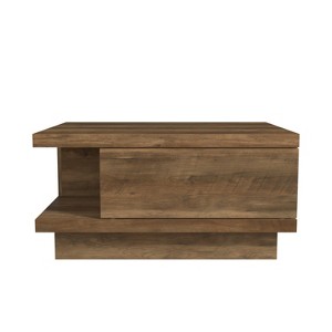 センターテーブル・ローテーブル unico lumber mini table GALANO Modern Storage Coffee Table with Drawer, 31.3