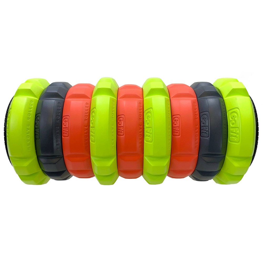 GoFit Revolve Foam Roller Model 423 - Green/Black/Red
