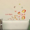 Slickblue Rain of Petals Wall Art Decals - Peel-and-Stick Vinyl for Home, Living Room, Bedroom - 19.6"x27.5" - 3 of 4