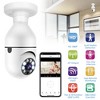 iMountek "E27 WiFi Bulb Camera 1080P FHD Security Camera with Pan-Tilt, Two-Way Audio, Night Vision & APP Control" White - 4 of 4