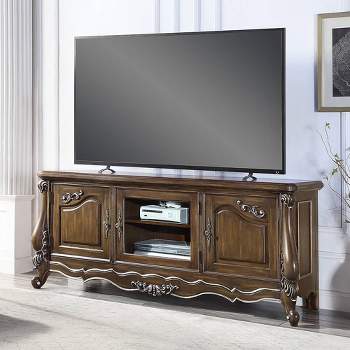 75" Latisha Tv Stand and Console Antique Oak Finish - Acme Furniture