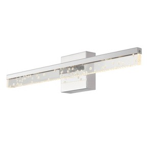 Modern 360-Degree Rotatable Iron/Seeded Acrylic LED Vanity Light - JONATHAN Y - 1 of 4