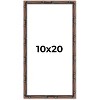 PosterPalooza | 10x20 Bamboo Picture Frame, UV Acrylic, 4 Finishes - Brown, Black, Gold, and Natural - 2 of 4
