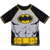 DC Comics Justice League Batman Little Boys Rash Guard and Swim Trunks Outfit Set Little Kid to Big Kid - 3 of 4