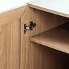 MAYEERTY Natural Wood Grain Storage Cabinet Set - 3 of 4