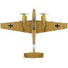 Messerschmitt BF 110E-2 Trop Fighter Aircraft "3U+AR, 7./ZG26, Italy" (1941) German Luftwaffe 1/72 Diecast Model by Hobby Master - 3 of 4