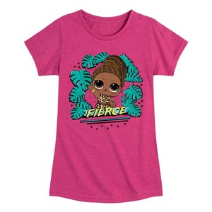 Girls' - LOL Surprise! - Fierce Doll Fitted Short Sleeve Graphic T-Shirt - 1 of 4