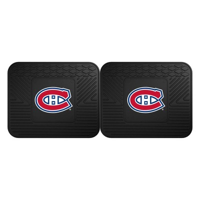 NHL Montreal Canadiens Vinyl Utility Mat Set - 2pc