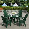WestinTrends Outdoor Patio Adirondack Dining Chair Weather Resistant - 2 of 4