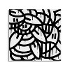 23" x 23" It Still Don't Matter if You're Black or White by Arm of Casso Unframed Wall Canvas - Kate & Laurel All Things Decor - 2 of 4