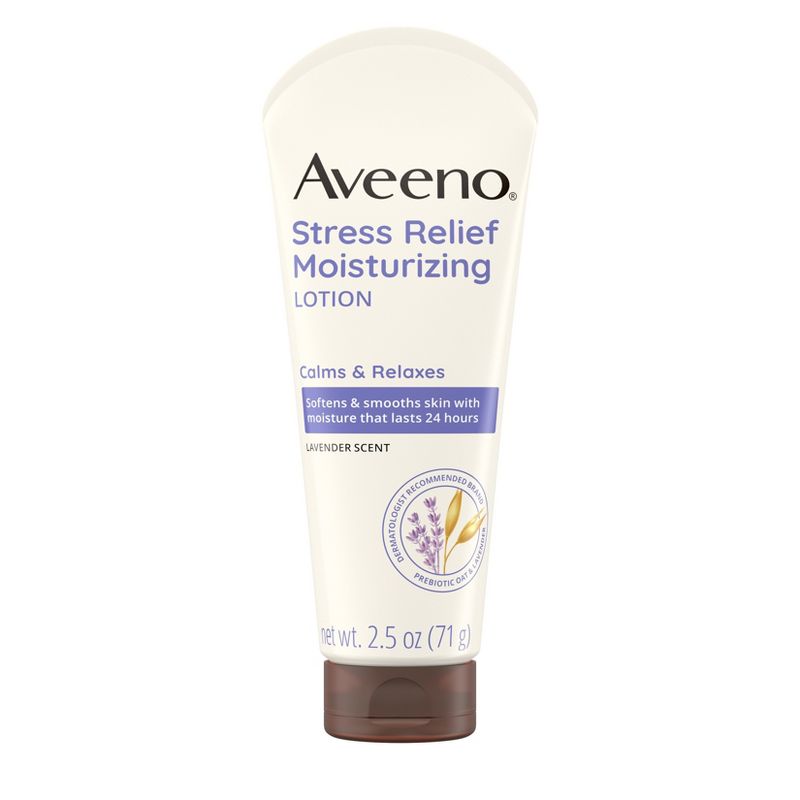 Aveeno Stress Relief Moisturizing Body Lotion with Lavender Scent, Natural Oatmeal to Calm and Relax, 5 of 12