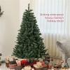 NAYSAYE 6ft Unlit Artificial Christmas Tree with 1000 PVC Branch Tips, Wide Xmas Tree, Metal Stand for Indoor Holiday Home Office Decor - 4 of 4