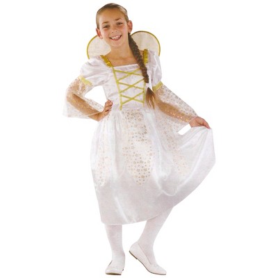 Northlight White and Gold Angel Girl Halloween Children's Costume - Ages 7-9 Years