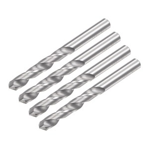 Unique Bargains C2/K20 Carbide Tungsten Steel Straight Shank Jobber Drill Bits 4 Pcs - 1 of 4