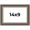PosterPalooza | Photo Size Weathered Black Picture Frame - UV Acrylic, Foam Board Backing, Hanging Hardware - 2 of 4