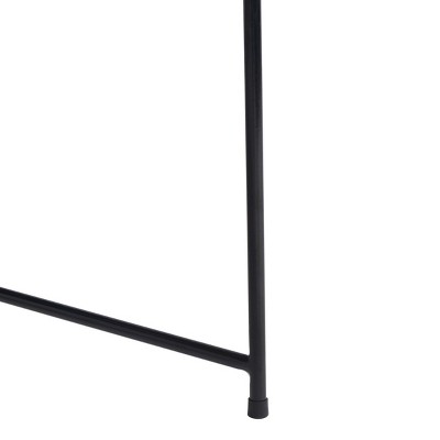 Portland Black Iron Frame Pillow Top Accent Chair
