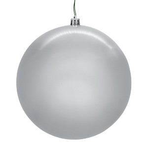 Vickerman Silver Ball Ornament - 1 of 1