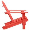 vidaXL Patio Adirondack Chair, Solid Fir Wood, Red - 4 of 4