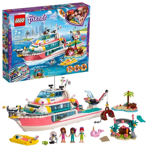 Lego Friends Rescue Mission Boat Building Kit Sea Creatures For