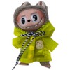 Doll Clothes Superstore Yellow Rubber Hooded Raincoat for 17.5 cm Labubu Dolls - 3 of 4