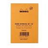 Rhodia Staplebound Notepad - Lined 80 sheets - 3 3/8 x 4 3/4 - Orange cover - 3 of 4