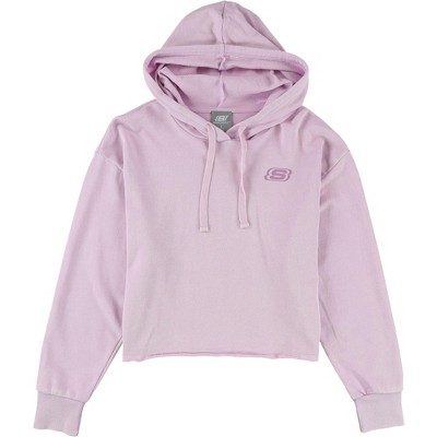 Skechers Womens Washed Crop Hoodie Sweatshirt