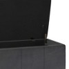 NicBex Faux Leather Storage Ottoman Bench,Storage Ottoman with Stitched Design and Nailhead Trim,Modern Storage Bench for Living Room,Bedroom - 4 of 4