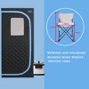 LOVMOR Portable Gothic Roof Plus Type Full Size Steam Sauna tent with Foldable Chair, Remote Control, Spa, Therapy & Relaxation at home - 4 of 4