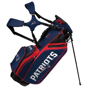 NFL New England Patriots Team Effort Caddie Golf Bag - 1 of 3