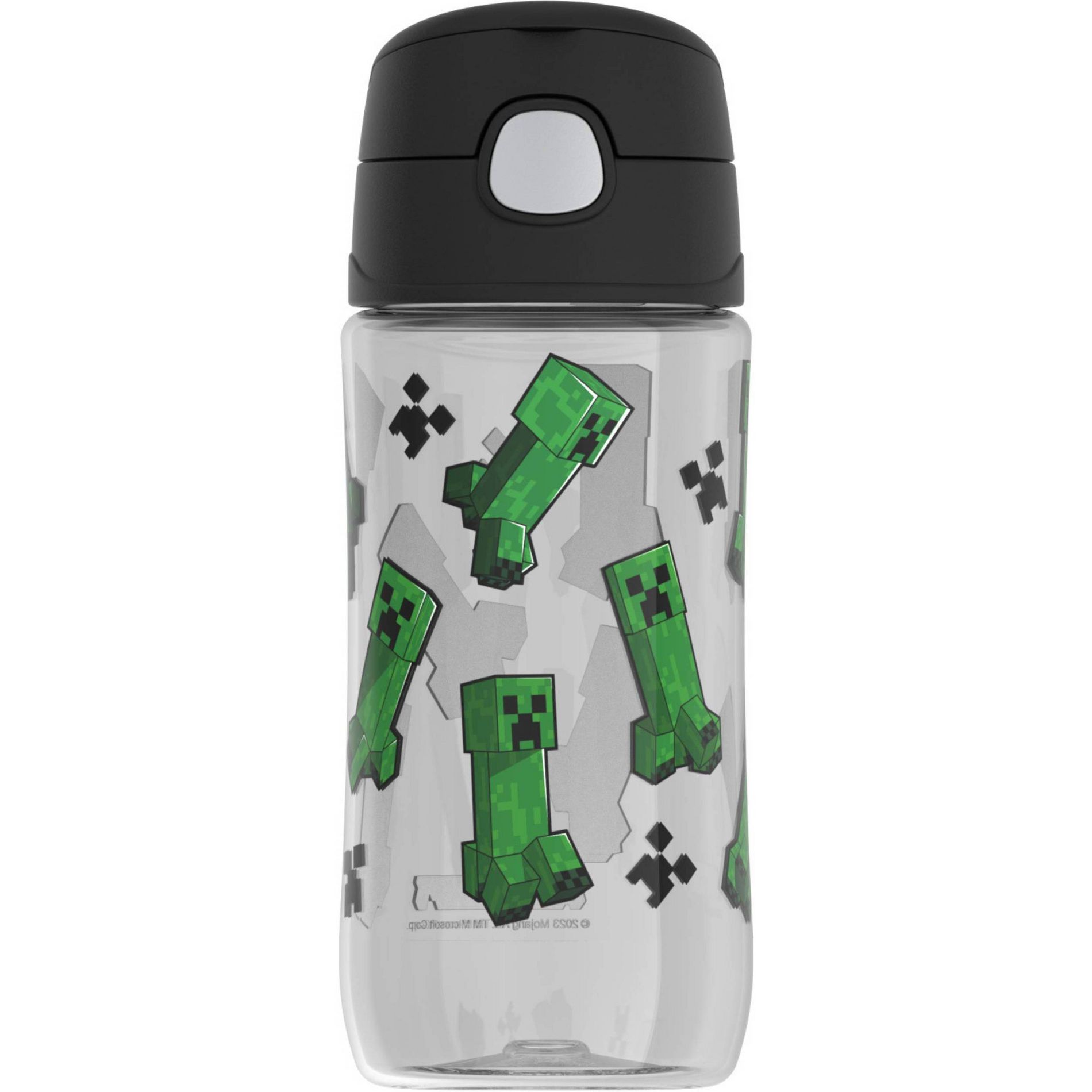 Thermos 16oz FUNtainer Tritan Water Bottle - Black/Green