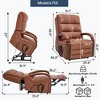 GDFStudio Lioraen Modern Leatheraire Heat Massage Power Lift Recliner Chair with Power-Remote - 2 of 4
