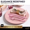 150 Pack Plastic Silverware Heavy Duty, Disposable Cutlery, 50 Spoons, 50 Forks, 50 Knives, Plastic Utensils Set for Party - SparkSettings - 4 of 4