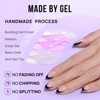 BTArtboxnails Black French Almond Nails - Press On Nails - 4 of 4