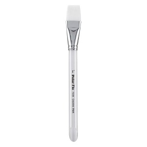 Creative Mark Polar Flo Professional Watercolor Brushes - Bright  - Short Handle, Nickel-Plated Seamless Brass Ferrule - Art Paint Brushes for Acrylic - 1 of 4