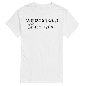 Men's - Peanuts - Woodstock 1969 Short Sleeve Graphic T-Shirt - 1 of 4