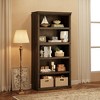 Farmhouse Book Shelf with Storage Open Display Bookshelves - 3 of 4