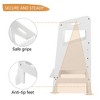Kids Stool Helper, with 3 Adjustable Levels, Toddler Standing Tower, Non-slip Stepping, for Kitchen Counters, Bathroom Sinks, Solid Wood - 3 of 4