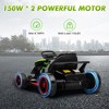 Go Kart for Kids, 24V Drift Kart With 2X200W Strong Motor, 7AH Big Battery - 3 of 4