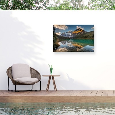 Pierre Leclerc Edith Cavell Mountain Outdoor Canvas Art