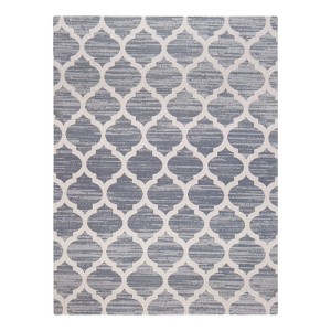 36"x48" Mitte 1/4" Rug'D Chair Floor Mat Gray/Beige - Anji Mountain - 1 of 4