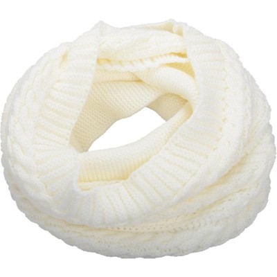 Zuppad Womens Thick Ribbed Knit Winter Infinity Circle Loop Scarf